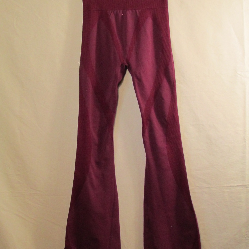 Nova Sport Women's Burgundy Flare Pants